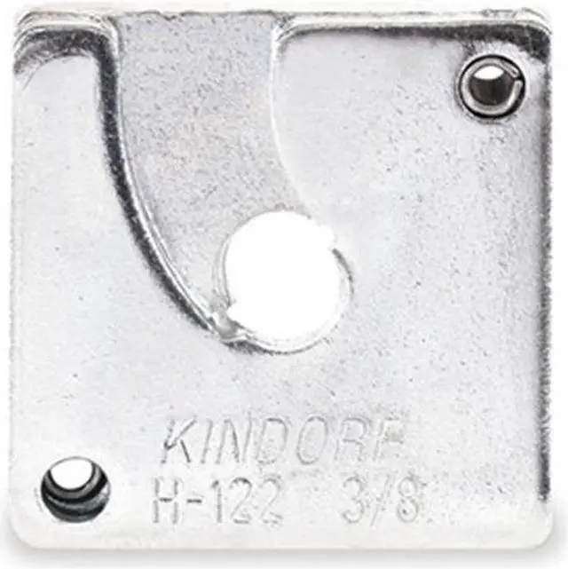 Main image of KINDORF H 122 3/8 EG Channel Nut,3/8 In,Silver