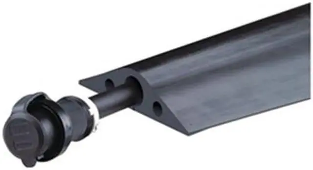 Main image of CHECKERS RFD8-5 Cable Protector, 1-3/8 in H, 5 ft L, 6 in W, 1 Channel, Rubber,