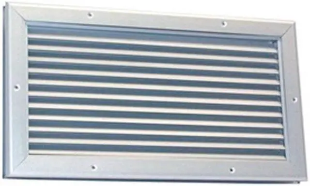 Alt view image 2 of 2 - DAYTON 5NKL3 Door Louver,18-1/4 H,18-1/8 W,Aluminum