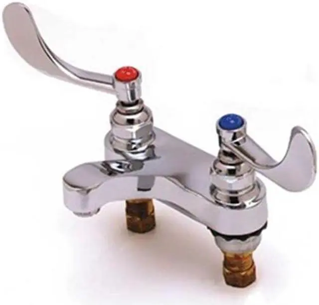 Main image of Lav Faucet, 2H Wrist Blade, Spout 3 3/4 In