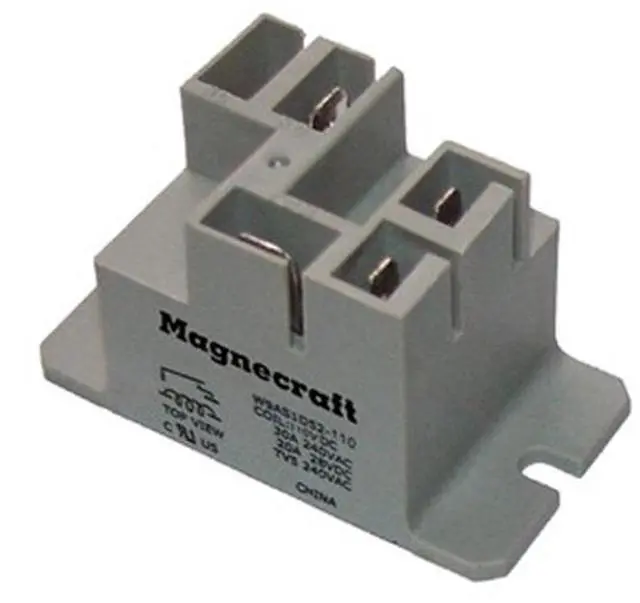 Main image of SCHNEIDER ELECTRIC 9AS7D24 Enclosed Power Relay, Surface (Top Flange) Mounted,