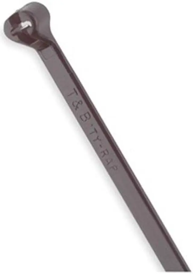 Alt view image 3 of 3 - TY-RAP TY24MX Cable Tie, 5-1/2 in L, 1-1/4 in Max Bundle Dia., Black, Nylon