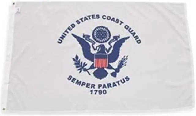 Main image of ANNIN FLAGMAKERS 439040 US Coast Guard Flag,3x5 Ft