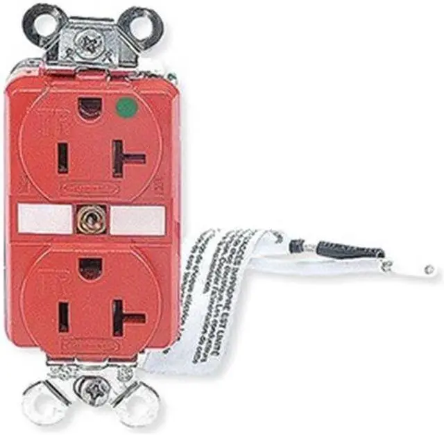 Alt view image 3 of 3 - HUBBELL WIRING DEVICE-KELLEMS HBL8300SGRA Straight Blade Receptacle, 5-20R, 20