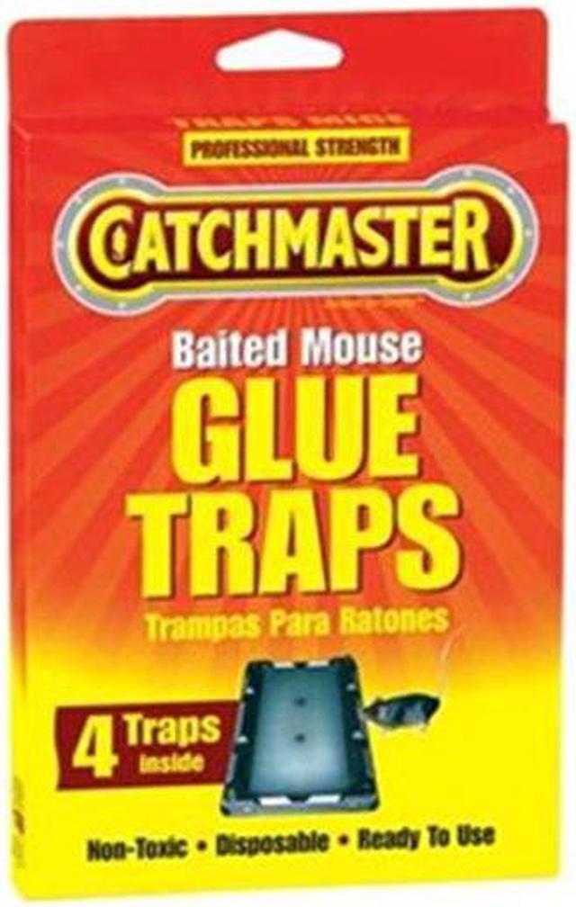 Catchmaster Glue Trap, 5-1/4 In. L, 3-1/2 In. W, PK4 - 104 