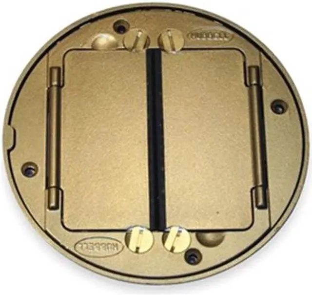 Main image of HUBBELL WIRING DEVICE-KELLEMS S1TFCBRS Box Cover, Floor Box Type, 2 Gang,