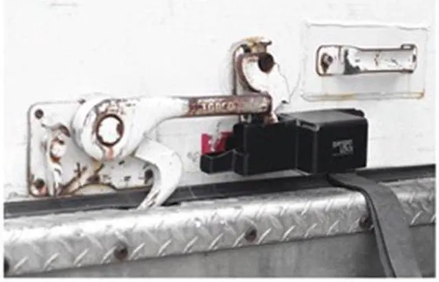 Main image of RANGER LOCK RGRU-0L Padlock Guard,Hardened Steel,Blk,10"L