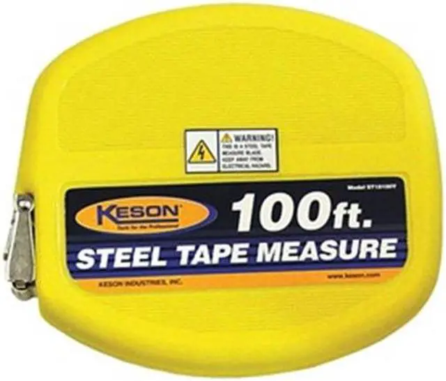 Main image of KESON ST18M100Y 100 ft/30m Tape Measure, 3/8 in Blade
