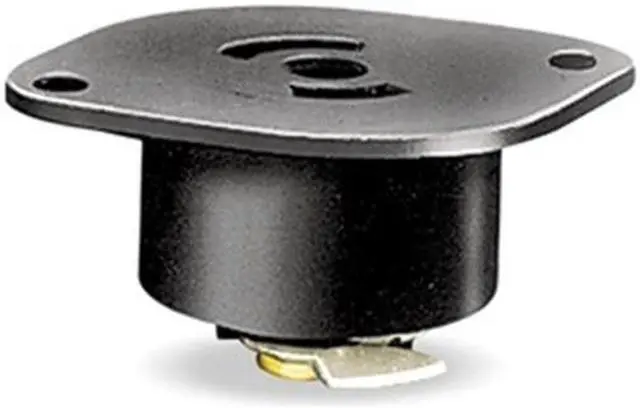 Main image of HUBBELL WIRING DEVICE-KELLEMS HBL7596 Midget Flanged Locking Receptacle, ML-2R,