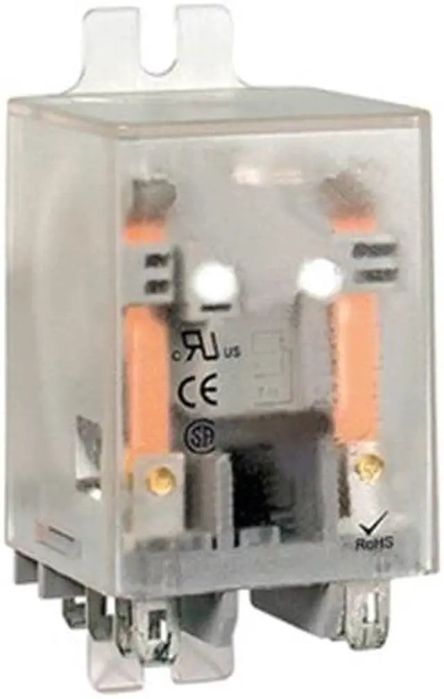 Main image of DAYTON 5YR13 Relay,8 Pins,Dpdt