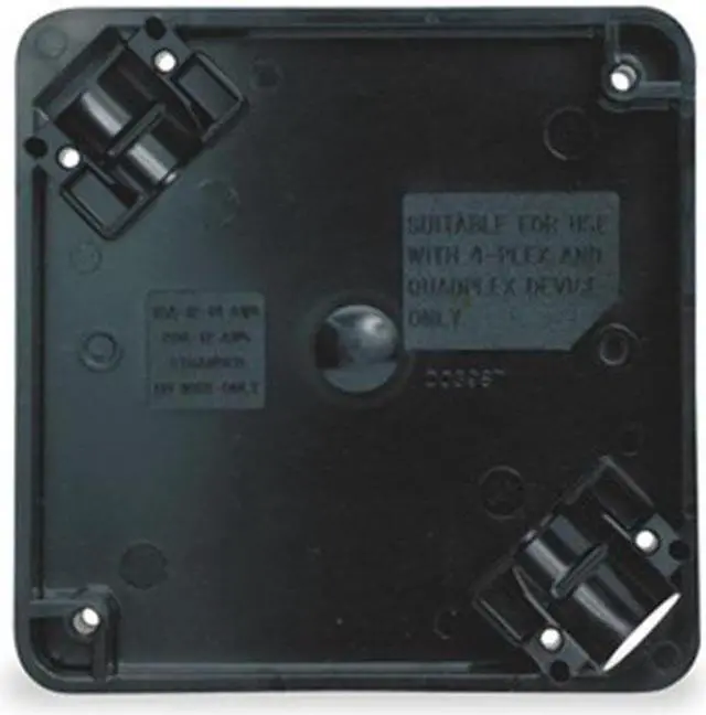 Main image of HUBBELL WIRING DEVICE-KELLEMS HBL4PBBK Adapter Plate, Polycarbonate, Portable
