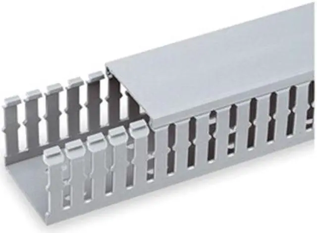 Main image of Panduit Wire Duct,Narrow Slot,Gray,3.25 W x 4 D  F3X4LG6