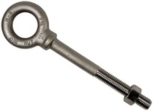 Main image of KEN FORGING N2032-316SS-6 Eye Bolt With Shoulder, 1-1/4"-7, 6 in Shank, 2-3/16