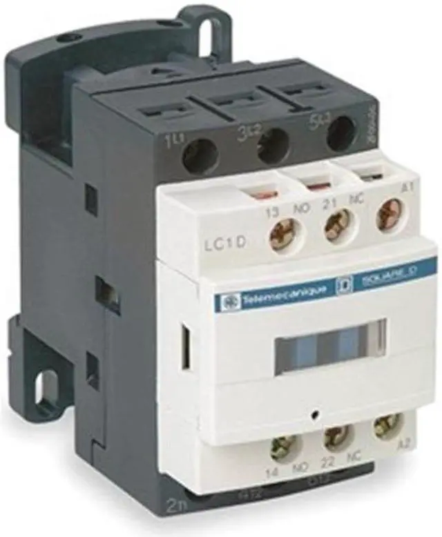 Main image of SCHNEIDER ELECTRIC LC1D25G7 IEC Magnetic Contactor, 3 Poles, 120 V AC, 25 A,