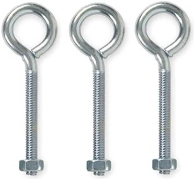 Main image of ZORO SELECT 1WBR1 Routing Eye Bolt Without Shoulder, 1/4"-20, 2-3/8 in Shank,