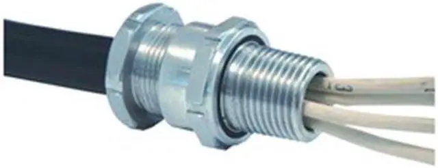 Main image of APPLETON ELECTRIC TC075028 Cable Connector,3/4 In,Straight,Silver