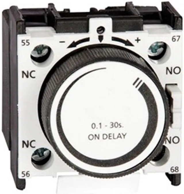 Main image of DAYTON 6EAU0 IEC Timer,Off Delay,.1-3Sec,1NO/1NC