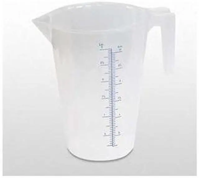 Main image of FUNNEL KING 94150 Measuring Container,Fixed Spout,3 Quart