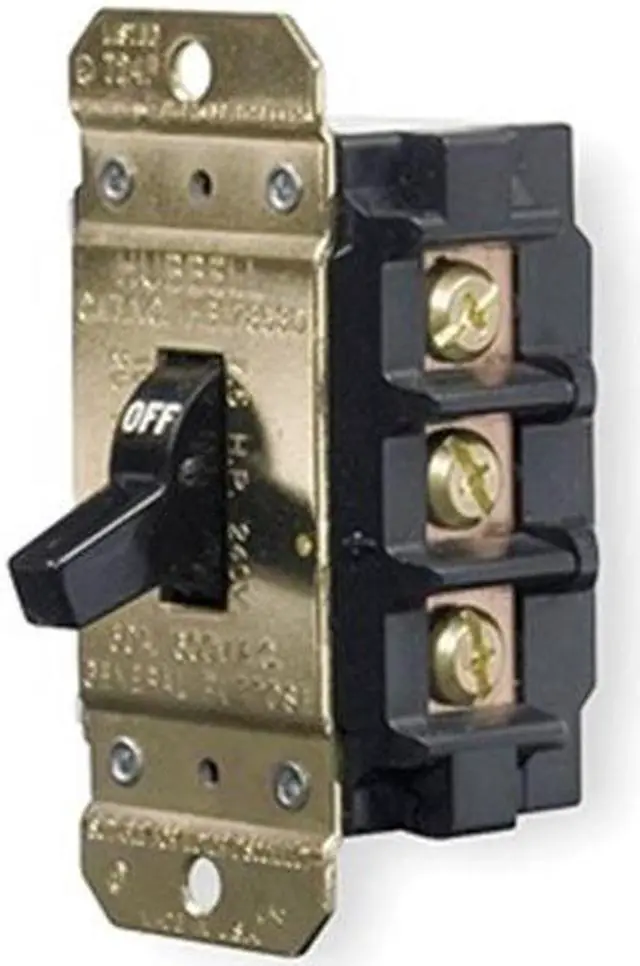 Main image of HUBBELL WIRING DEVICE-KELLEMS HBL7842D Manual Motor Switch,40A,600VAC,2P