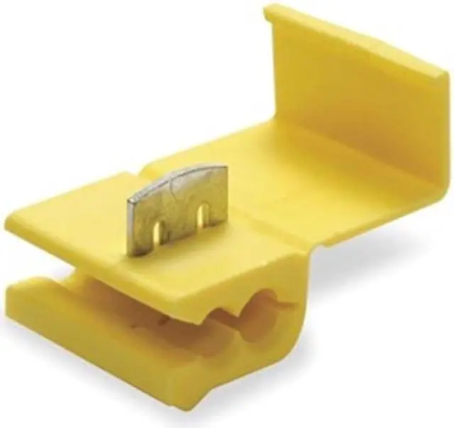 Main image of Connector, Yellow, 2Port, 12/12-10Str, PK100