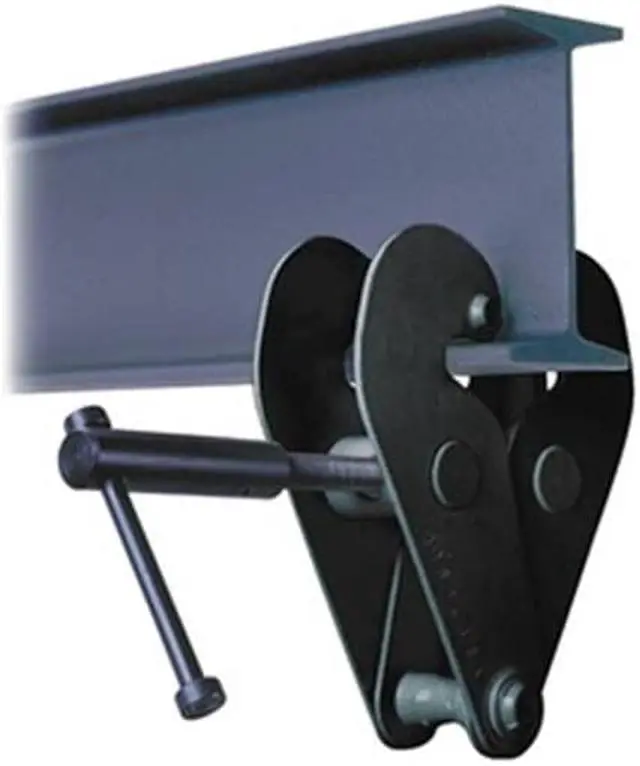 Main image of DAYTON 4ZW25 Beam Clamp,Vertical Lift,10,000 lb.