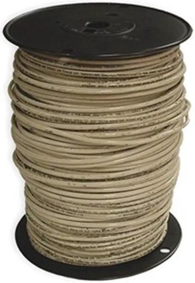 Alt view image 2 of 4 - SOUTHWIRE 11596401 Building Wire, THHN, 10 AWG, 500 ft, White, Nylon Jacket,