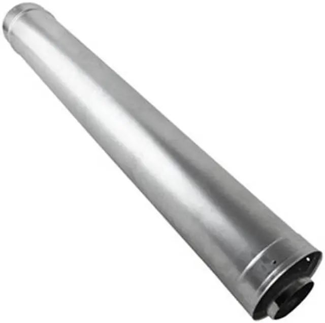 Main image of METAL FAB RTG20151GC Waterheater Vent Pipe,24In L,3In Dia.
