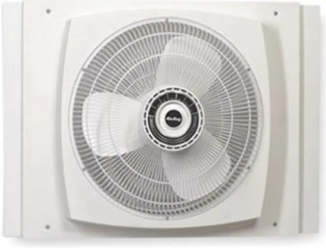 Alt view image 7 of 20 - Air King Storm Guard 16" 3-Speed 1/16 HP Plastic Blade Ball Bearing Window Fan