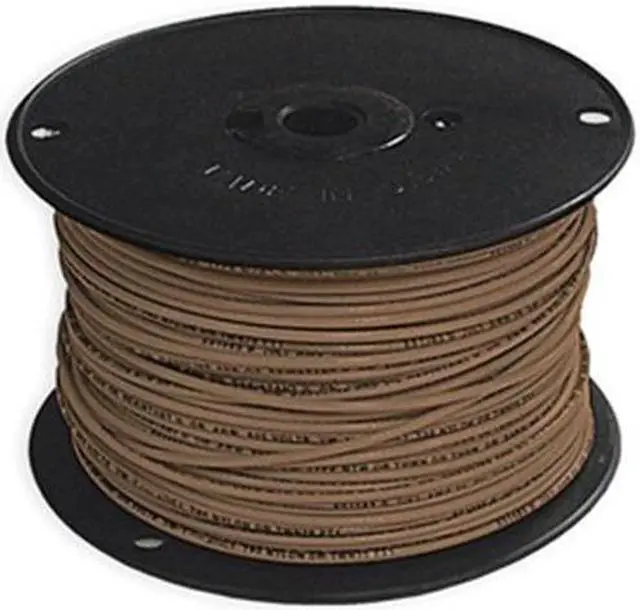 Alt view image 3 of 3 - SOUTHWIRE 11594901 THHN Building Wire, Copper, 12 AWG, 1C, Brown, Solid, 500 ft