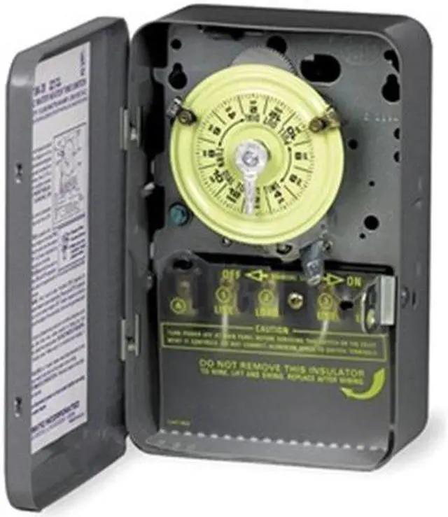 Alt view image 3 of 10 - Time Clock 24 Hour Dpst 208-277V Intermatic Inc Misc. Office Supplies T104-20