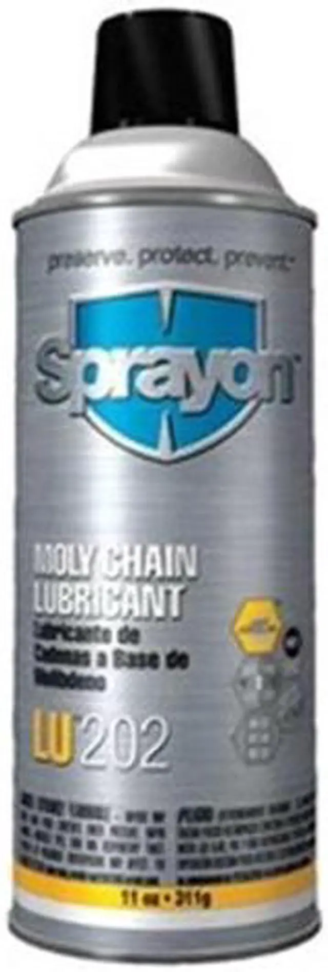 Alt view image 3 of 3 - SPRAYON SC0202000 Moly Chain and Pin Lubricant, Aerosol, 11 Oz.