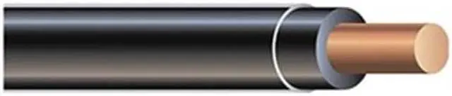 Alt view image 2 of 3 - SOUTHWIRE 11595608 Building Wire,THHN,10 AWG,Black,100ft