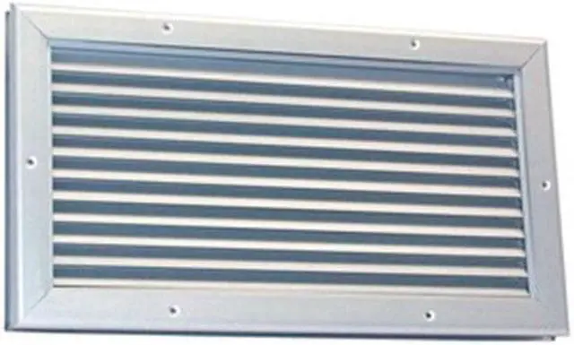 Alt view image 2 of 2 - DAYTON 5NKL7 Door Louver,16-1/8 H,22-1/4 W,Aluminum