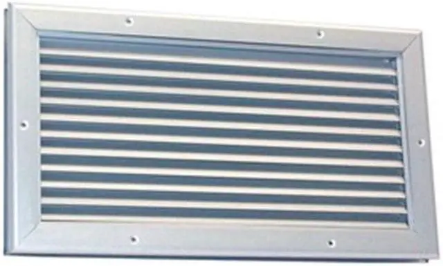 Main image of DAYTON 5NKN0 Door Louver,14-1/8 H, 26 1/4 W,Aluminum