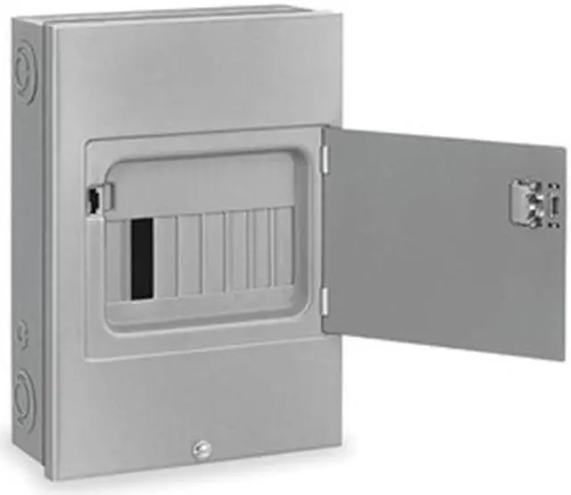 Alt view image 2 of 3 - Load Center, Main Lug, 100 Amps, 120/240VAC Voltage, Number of Spaces: 6