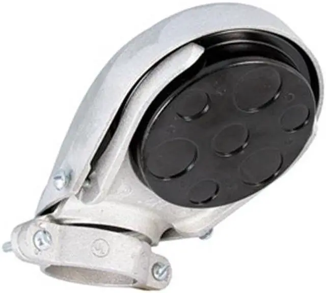 Alt view image 2 of 3 - RACO 2414 EMT/IMC Cap, 3-1/2 in, Snap-On, Aluminum, Plain, Natural