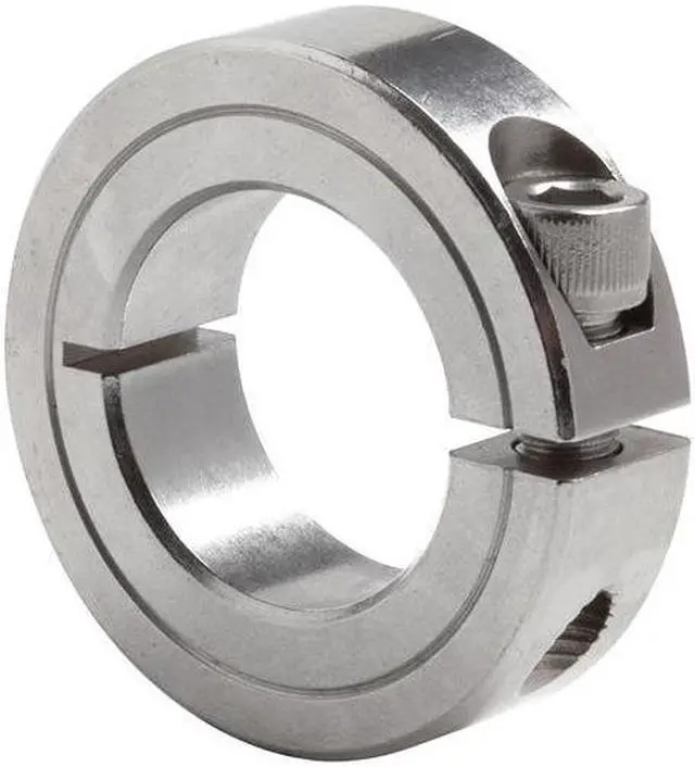 Alt view image 2 of 3 - DAYTON 1L682 Shaft Collar,Clamp,1Pc,7/8 In,SS