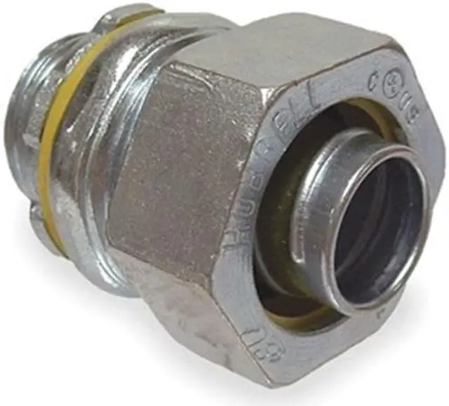 Alt view image 3 of 4 - RACO 3412 Conduit Fitting Connector, 3 in, Liquid-Tight, Steel, Electro Zinc