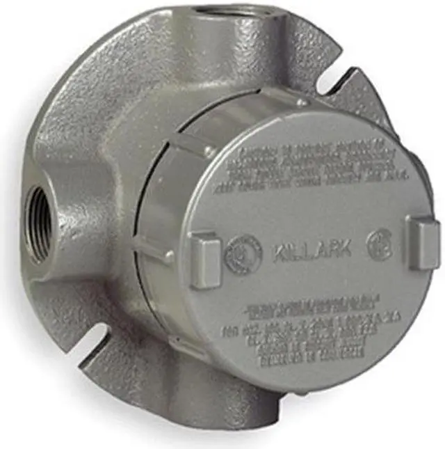 Alt view image 2 of 4 - HUBBELL KILLARK GECXTF-2 Conduit Outlet Body,Aluminum,XTF