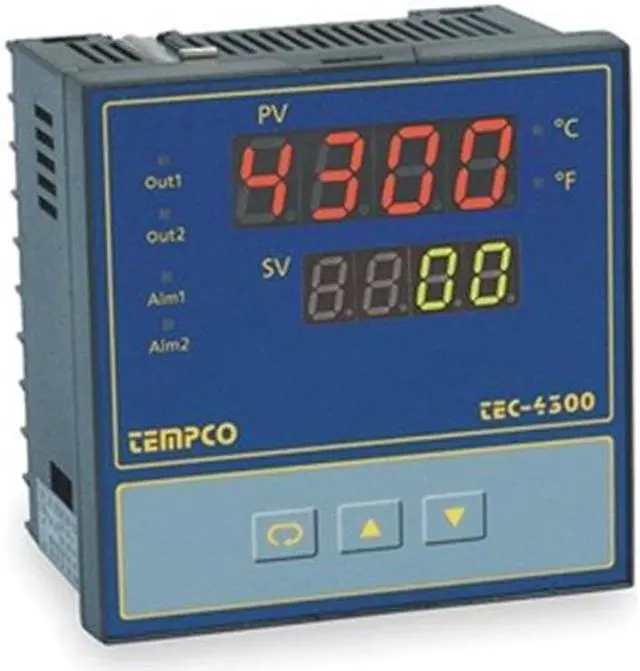 Alt view image 2 of 3 - TEMPCO TEC55011 Temp Controller, Prog, 90-264V, Relay2A