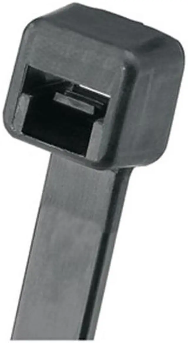 Alt view image 2 of 4 - PANDUIT PLT9LH-L0 30.50" L, 0.30" W, Black Nylon Cable Tie, PK 50
