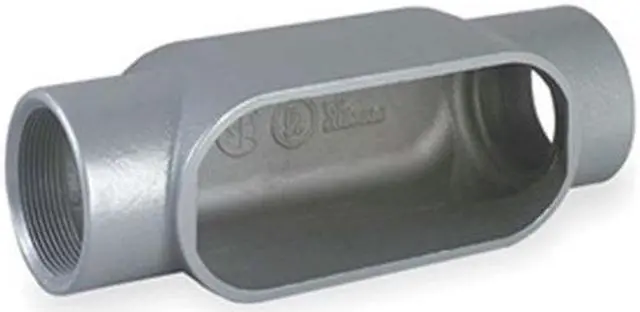 Alt view image 2 of 3 - Hubbell Killark Conduit Outlet Body,Iron,1-1/2 In. HAWA C57
