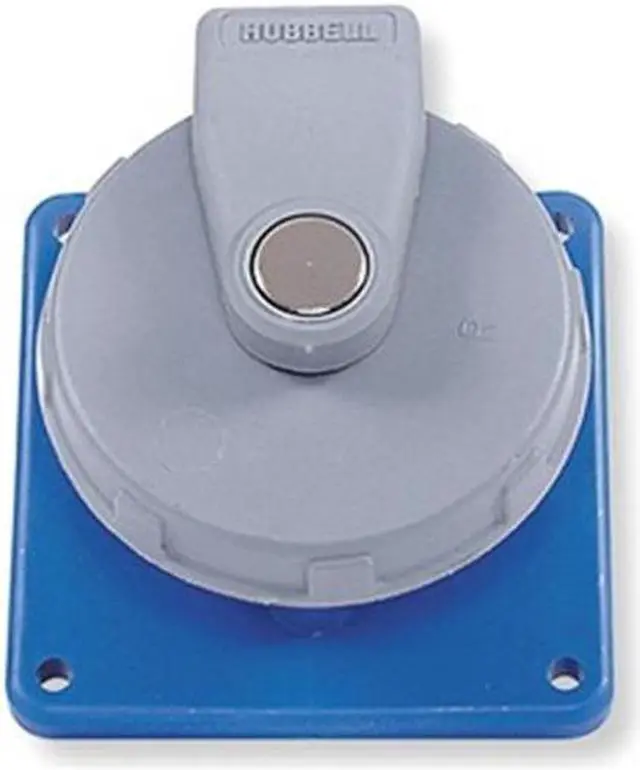 Alt view image 3 of 5 - HUBBELL WIRING DEVICE-KELLEMS HBL420R9W Watertight Pin & Sleeve Receptacle, 20