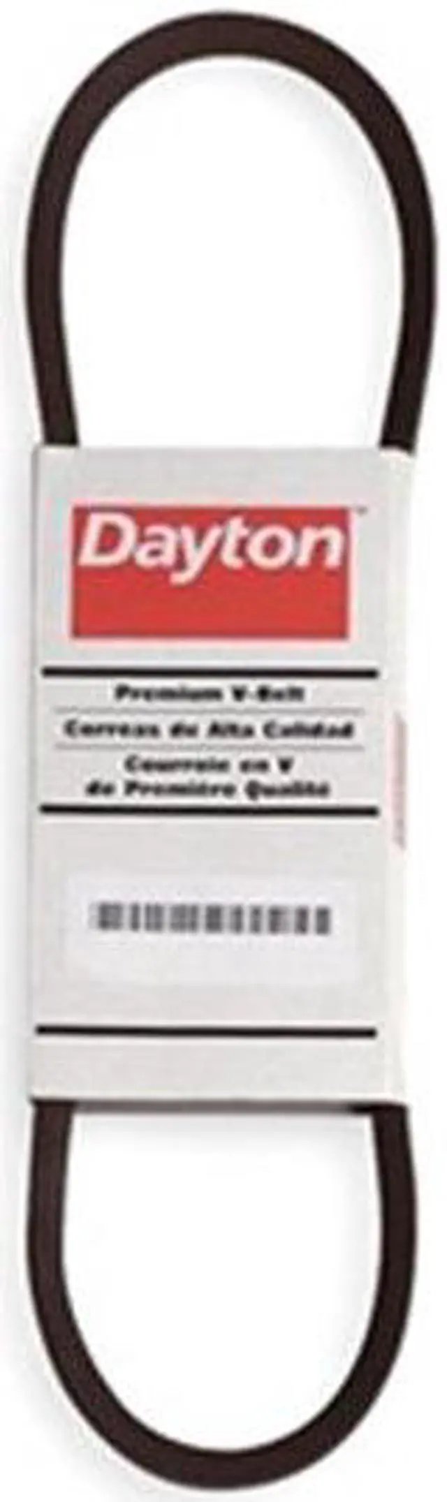 Main image of DAYTON 13W529 BX47 Cogged, Classical V-Belt, 50 in Outside Length, 21/32 in Top