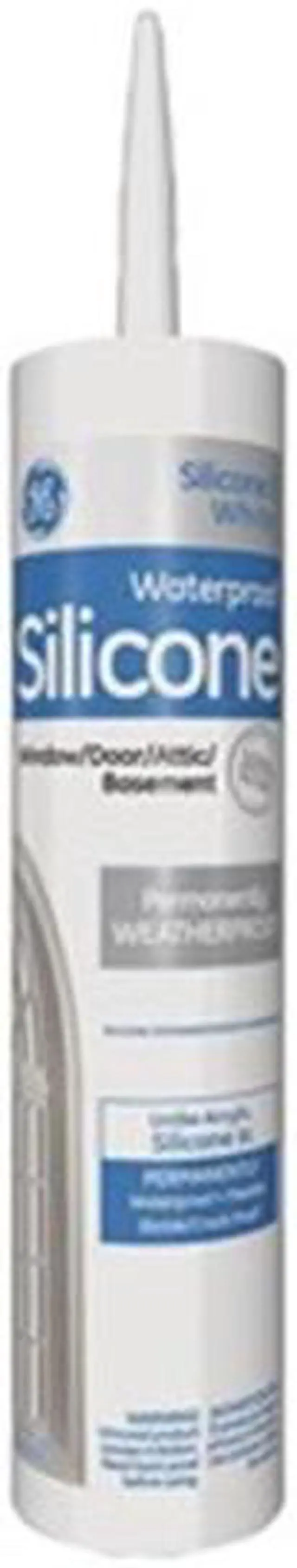Alt view image 2 of 3 - GE 2749483 Silicone Sealant, All Purpose Silicone, 10 oz, Cartridge, White