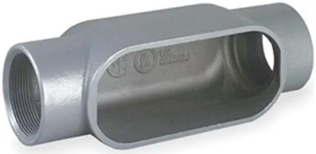 Alt view image 2 of 3 - HUBBELL KILLARK C27 Conduit Outlet Body,Iron,C,3/4 In.