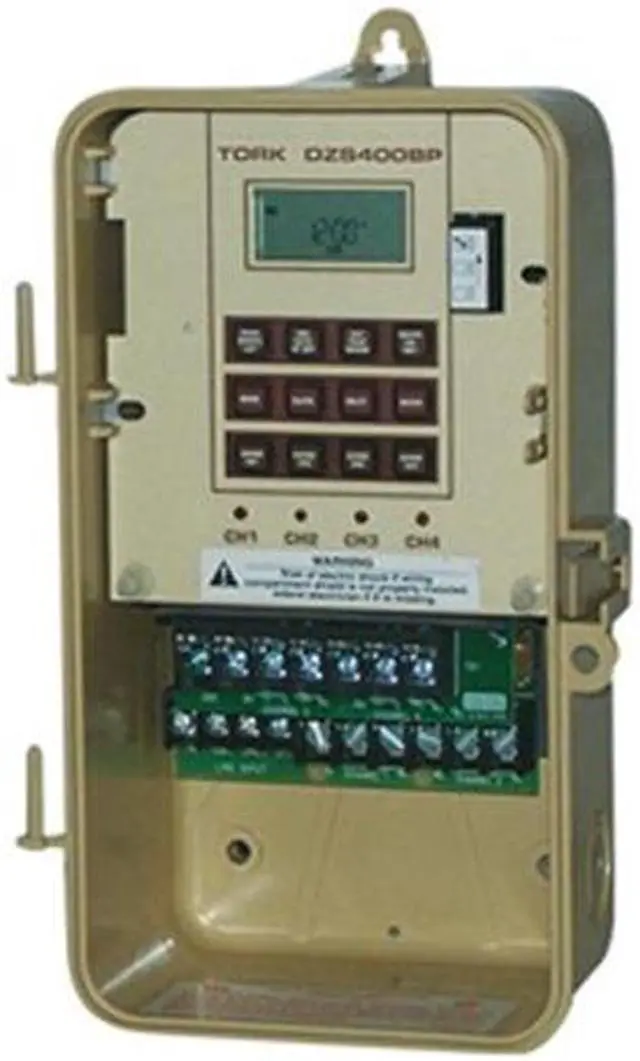 Alt view image 2 of 3 - TORK DZS200BP Electronic Timer,Astro 365 Days,SPDT