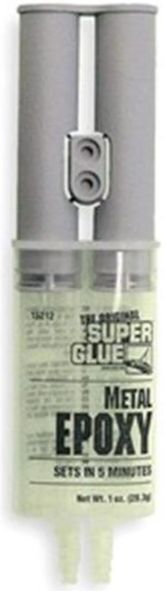 Alt view image 2 of 2 - SUPER GLUE 15212 Epoxy Adhesive, Syringe, 1.0 oz, Gray, 24 hr.