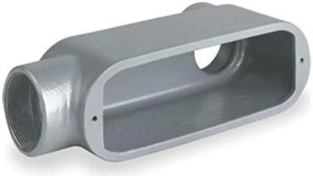Alt view image 3 of 3 - Hubbell Killark Conduit Outlet Body,Iron,1-1/2 In.  OLB-5M