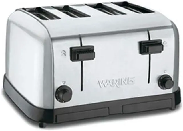 Alt view image 2 of 3 - WARING COMMERCIAL WCT708 16" 4 Slot Stainless Steel Commercial Toaster